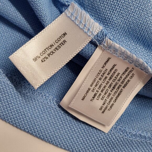 Cutter & Buck CB DryTec Womens Polo Shirt 2X Short Sleeve Moisture Wicking Blue - Picture 5 of 13